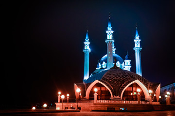Fototapeta na wymiar Kul Sharif mosque in Kazan Kremlin. Kazan. Russia.
