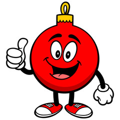 Christmas Ornament with Thumbs Up