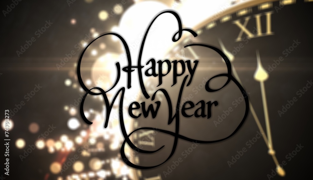 Poster composite image of happy new year