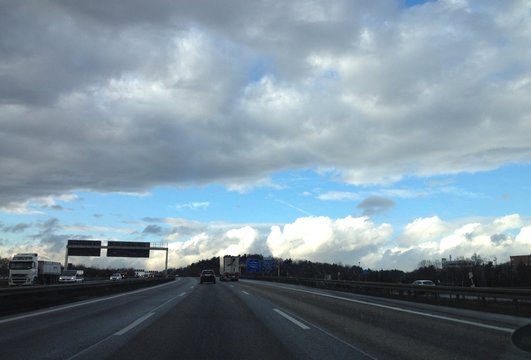Autobahnfahrt