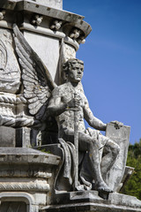 Naklejka premium statue of the garden of Afonso de Albuquerque 