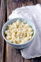 Cous - cous in a bowl
