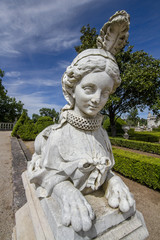 Fototapeta premium statues in the garden of Queluz Palace, Sintra