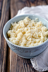 Cous - cous in a bowl