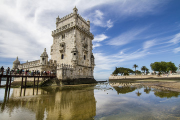 Tower of Belem, located in Lisbon, Portugal.