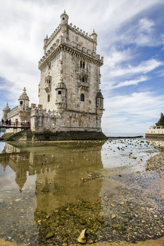 Tower of Belem, located in Lisbon, Portugal.