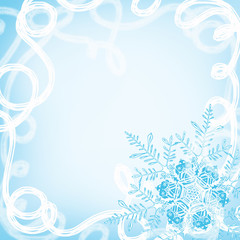 Christmas background with Christmas tree, space for text