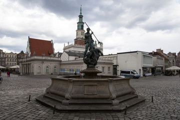 Sculpture of Neptun on the Old Market Square in Poznan, Poland  © Radoslaw Maciejewski