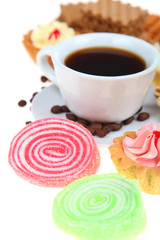 Coffee and waffles