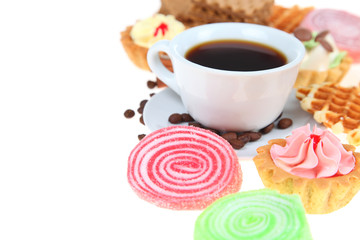Coffee and waffles