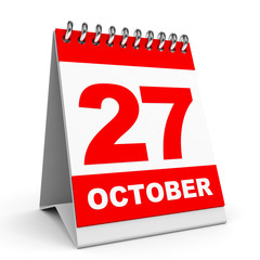 Calendar. 27 October.