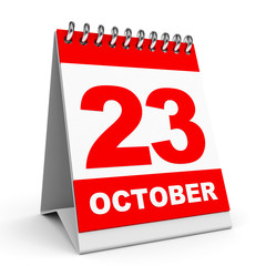 Calendar. 23 October.