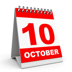 Calendar. 10 October.