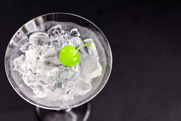 Cocktail with ice