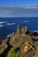 Atlantic Ocean at Garachico, Tenerife island - Canary
