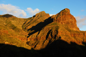 Sunset light over Teide National Park, Tenerife, Canary Islands