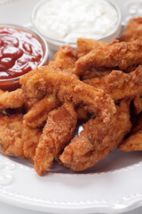 Southern fried chicken nuggets