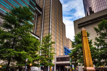 Buildings in downtown Atlanta, Georgia.