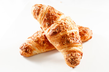 Fresh and tasty croissant