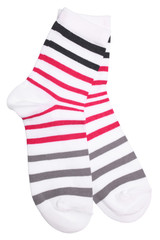Pair of striped socks