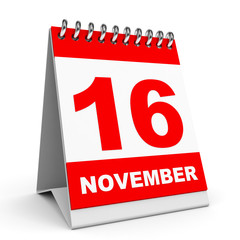 Calendar. 16 November.