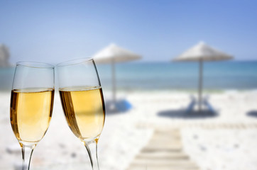 New Year at the beach