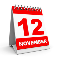 Calendar. 12 November.