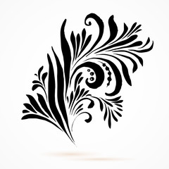 Black and white hohloma