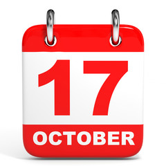 Calendar. 17 October.