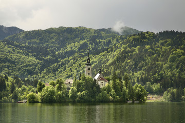 Fototapeta na wymiar Bled. Slovenia
