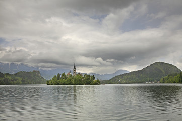 Fototapeta na wymiar Lake Bled. Slovenia