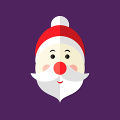 Santa Claus Christmas Flat Icon
