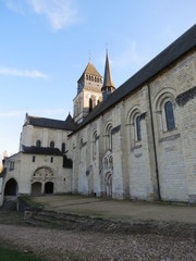 Fototapeta na wymiar Maine et Loire - Abbaye de fontevraud - Abbatiale