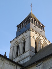 Fototapeta na wymiar Maine-et-Loire - Abbaye de Fontevraud - Clocher de l'Abbatiale