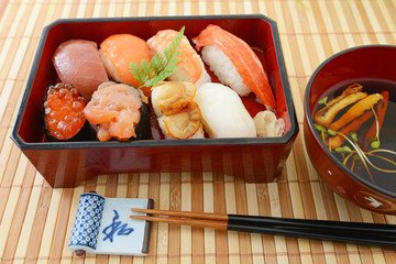 美味しそうな握り寿司