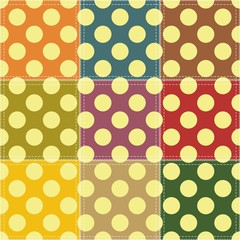 patchwork background with different patterns