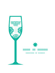 Vector abstract green decorative circles stars striped wine