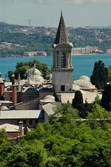 Fototapeta premium Topkapi Palace form Hagia Sophia Minaret