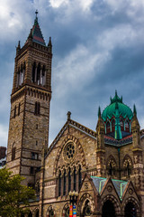 Fototapeta na wymiar Old South Church, in Boston, Massachusetts.