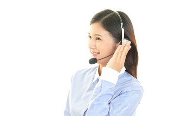 笑顔のオペレーター