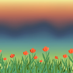Flowering field