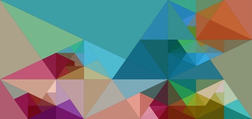 Fototapeta premium Abstract Background Of Triangles
