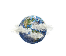 Planet among the clouds