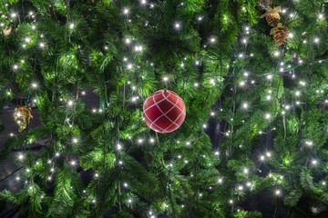 Beautiful christmas tree decoration
