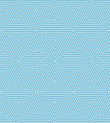 Vector Seamless Geometric Retro Pattern