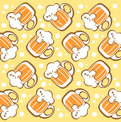 beer mugs background