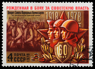 Soviet soldiers and the army