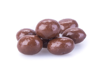 chocolate balls. chocolate balls on a background