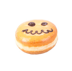 donut. halloween donut on the background