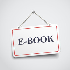 e-book hanging sign